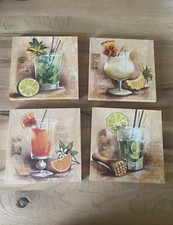 Cocktail Bilder 4 St.