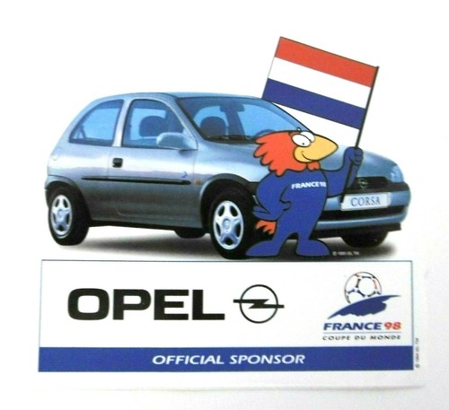 Werbe aufkleber opel - werbe-aufkleber, corsa
