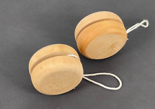 2x Jo-Jo Jojo Holz YoYo Natur