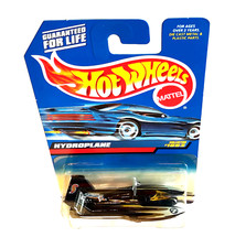 ✅  Hot Wheels Speedboat HYDROPLANE in OVP * HW Mainline 1999 * schwarz * MOC