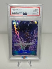 One Piece Tcg Kaido OP04-044 Alternative Art PSA 10 Gem Mint Englisch 2023