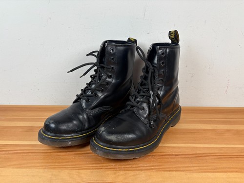 Martens black leather - leather, boots