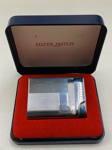 Silver match gasfeuerzeug - match,