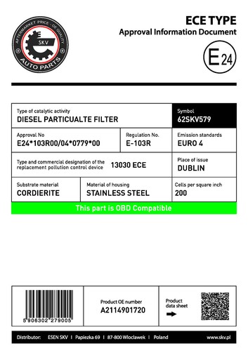 Esen skv dpf - skv,