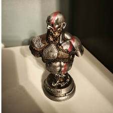 Metallfigur Büste mit