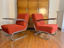 Original Bauhaus Thonet S411 Sessel Stahlrohr