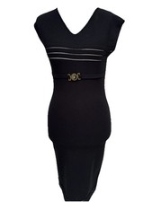 Versace Damenkleid Schwarz Gr