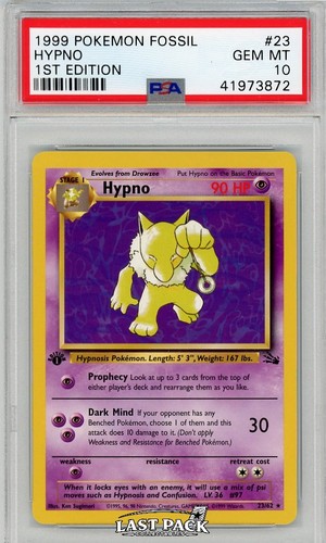 Hypno 1st edition fossil - hypno, 23/62