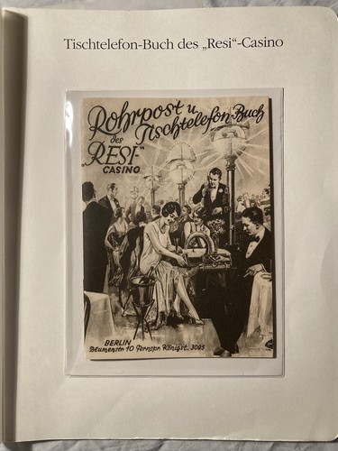 Nachdruck des rohrpost - des, rohrpost-
