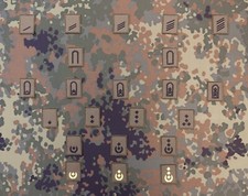 Bundeswehr Rangabzeichen Heer klein 4x5cm oder 5x5cm auf Klett