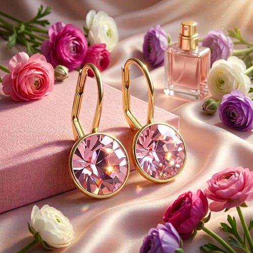 925 ohrringe gold rosa - gold,