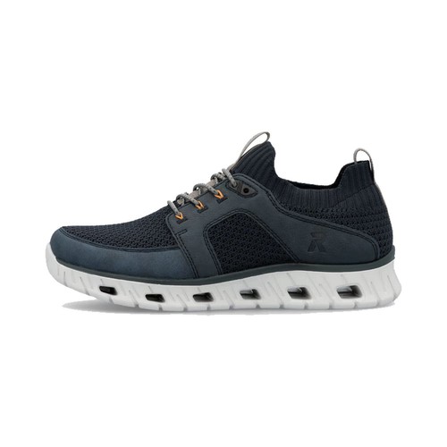 Rieker herren halbschuhe blau - rieker,
