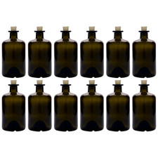 12x 500ml Glasflasche Glas mit
