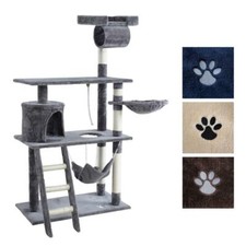 Kratzbaum Katzenbaum Katzenkratzbaum Kletterbaum Spielbaum für Katzen 140 cm XL
