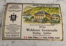 Wehlener Sonnenuhr Riesling