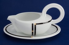 Rosenthal studio linie - Cupola nera - Sauciere mit Unterteil - 2 teilig
