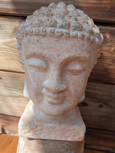 Buddha kopf aus - aus, terracotta