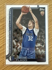 Cooper Flagg Topps Flagship 2025-26 RC Rookie Base Dallas Mavericks NBA