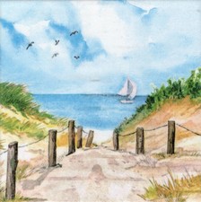 1 Deko Wandfliese Strand