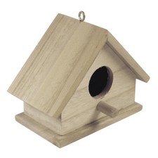 Deko Holz Vogelhaus