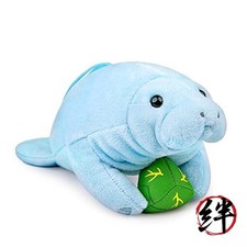 Seekuh Plüschtier Blau Lebensecht Seekuh Stofftier Kissen Weich Seekuh Plüsch