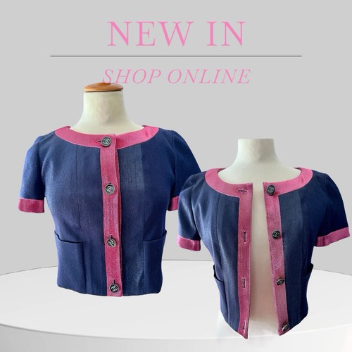Chanel jacke denim - jacke, pink