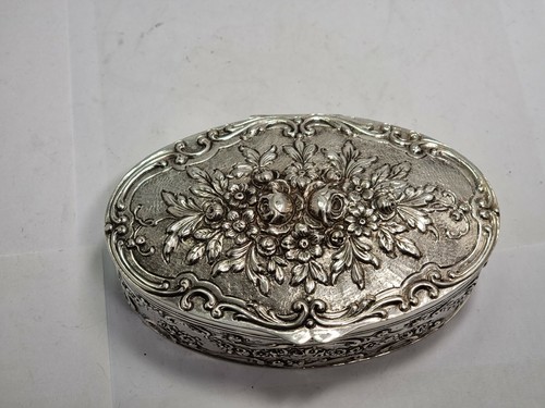 B37 schöne dose silber - b37#,