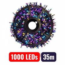 30m 1000 LED  Lichterkette Leuchte Kette Innen Außen Licht Bunt Fernbedinung