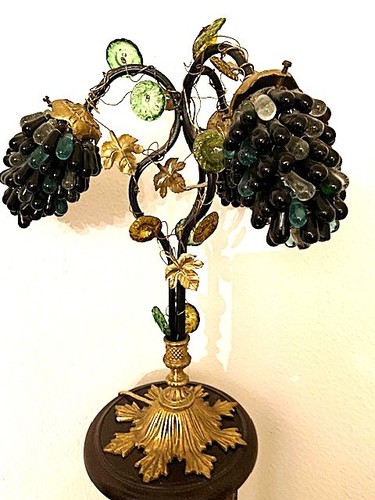 Atike tischlampe mit - tischlampe,