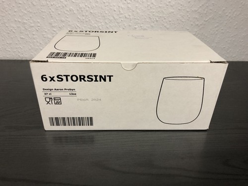Ikea gläser glas storsint - glas, 6x