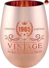 xilaxila 60 Geburtstag Frauen - Geschenke Für Frauen 1965 Weingläser - 60th B