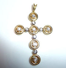 Anhänger Kreuz 750 Gold