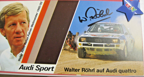Orig autogrammkarte rallye - orig., wm