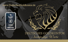 1,0 Gramm Feinsilber