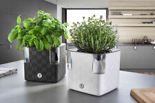 Kräutertopf COBBLE Kräuterkasten mit Bewässerung Pflanzgefäß Kräuter Blumentopf