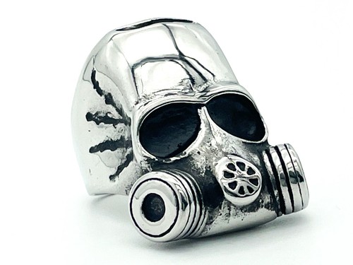 Skull edelstahl ring biker - edelstahl,
