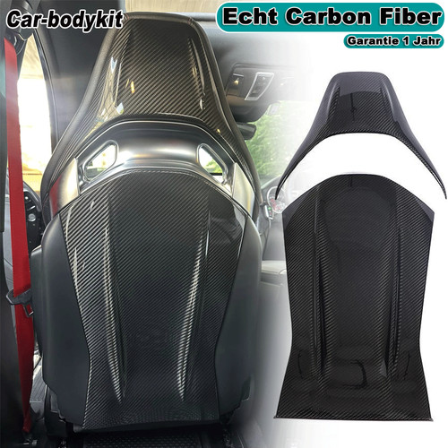 Carbon fiber seat cover - carbon,