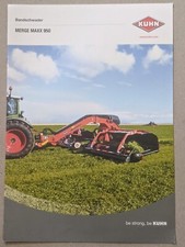 Kuhn MERGE MAXX 950 Bandschwader Schwader Prospekt Traktor Bulldog Schlepper