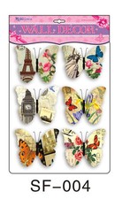 6 Set 3D Schmetterlinge Wandtattoo Wanddeko Wandtatoo Wandaufkleber Design 4