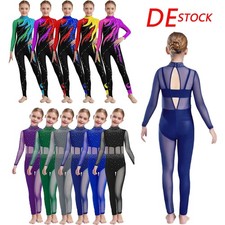 Mädchen Glitzer Turnanzug