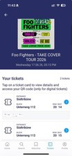 FOO FIGHTERS 2x Tickets