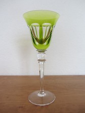 Römer-Glas Nachtmann TOSCA, Bleikristall, Überfang resedagrün, Weinglas 21,5cm