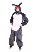 Hasenkostüm grau Tierkostüm