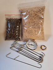 THERMOMETER 120 C° + 10 RÄUCHERHAKEN V2A 2,5mm + WACHOLDERBEEREN + RÄUCHERMEHL