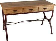 Schreibtisch Mexico Möbel 128x77x62 cm Landhausstil Massivholz Pinie Honig