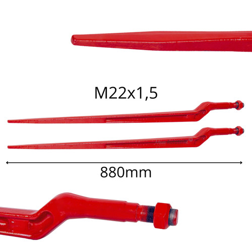 Frontladerzinken - 2x,