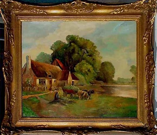 Original ölgemälde von - original, emil