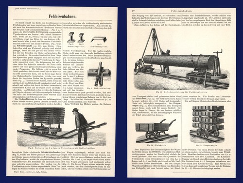 Feldeisenbahn druck anno - anno, 1894