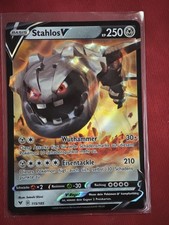 Pokemon Karte Stahlos V 115/185 | Farbenschock | Deutsch Near Mint