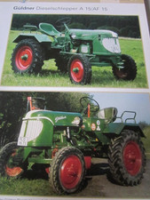 Traktor Datenblatt Güldner 4